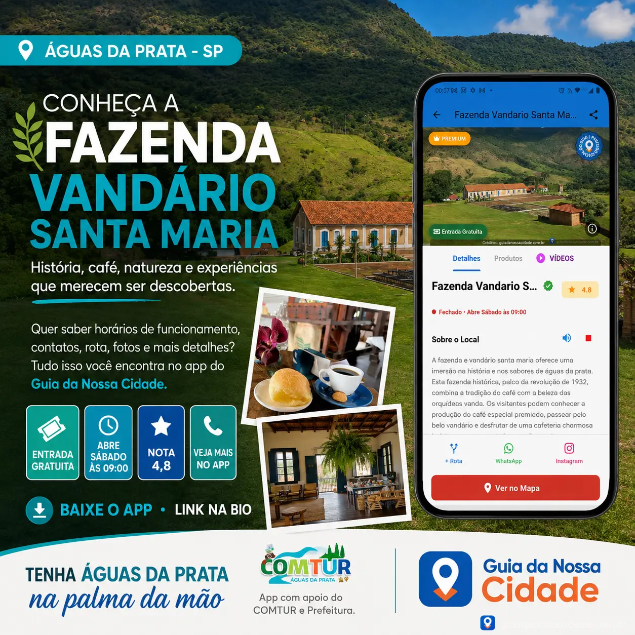 O Que Fazer em Águas da Prata: Conheça a Fazenda Vandário Santa Maria