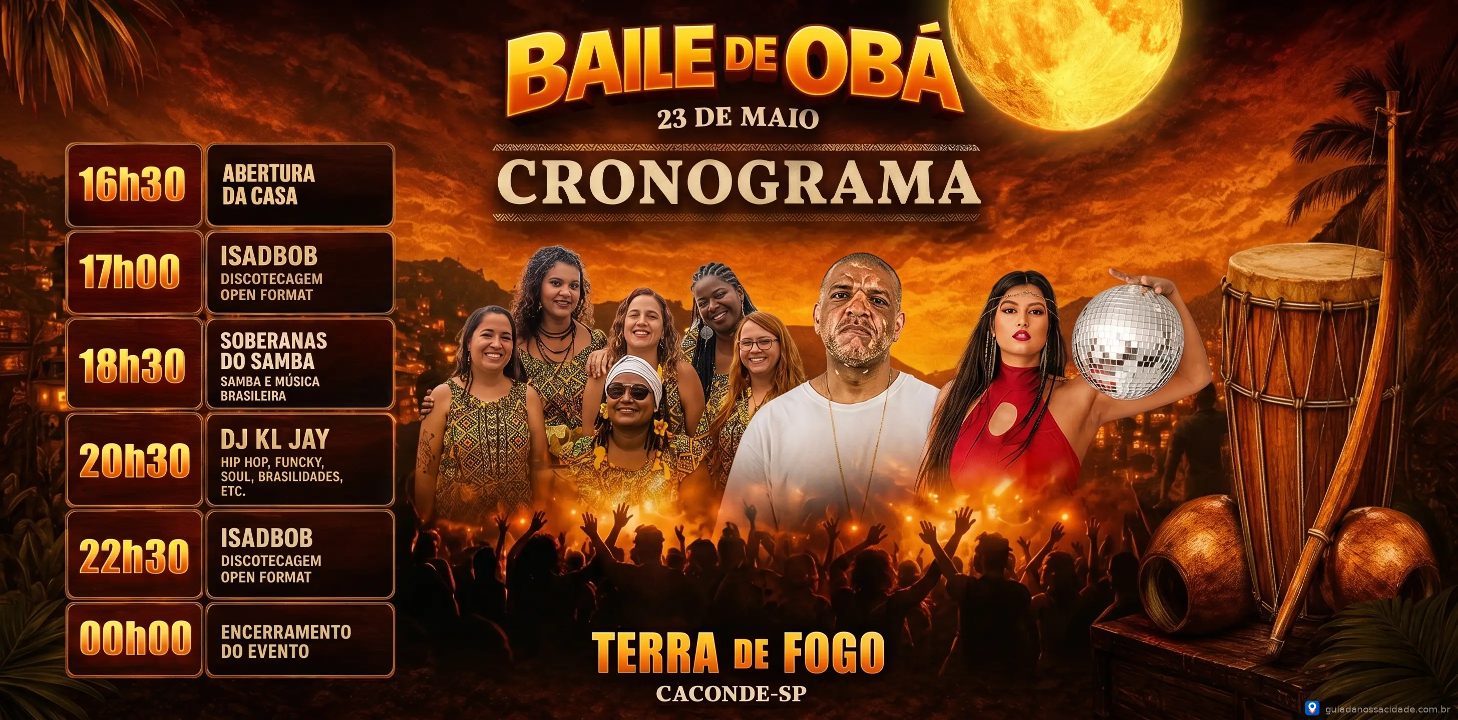 Baile de Obá: DJ KL Jay em Caconde